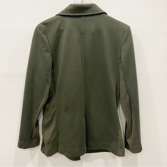 41 Hawthorn Londyn Knit Double Breasted Blazer Jacket Peacoat Medium Green - Picture 2 of 7